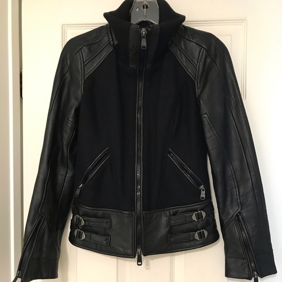 Diesel leather & wool Motorcycle Jacket - Picture 7 of 16